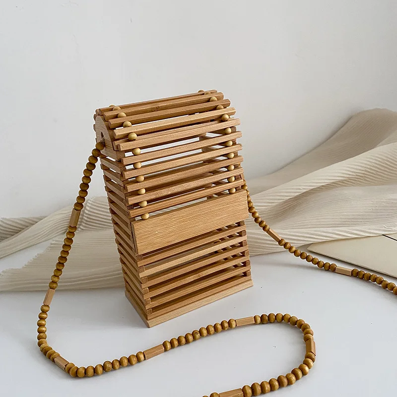 Hollow Bamboo Shoulder Bag Crossbody Bag Women's Fashion Vacation Clutch Bag Young Girl's Purses and Handbags Female Casual 2021
Hollow Bamboo Shoulder Bag Crossbody Bag Women's Fashion Vacation Clutch Bag Young Girl's Purses and Handbags Female Casual 2021