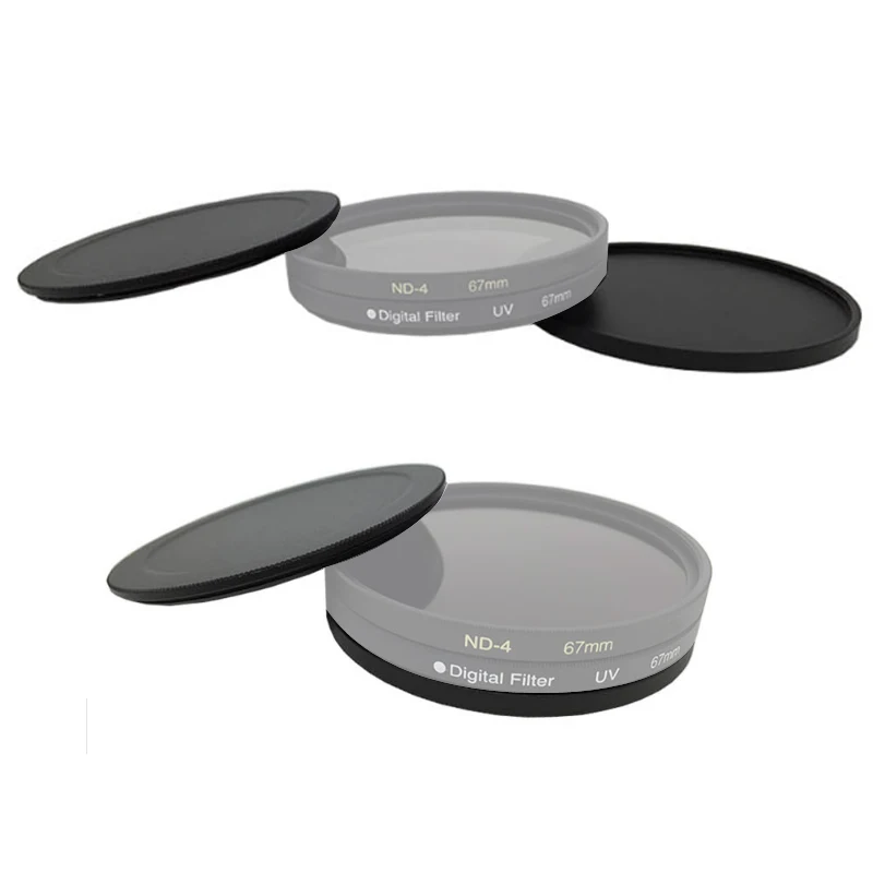 

Aluminium Alloy 40.5 43 46 49 52 55 58 62 67mm lens UV Digital Filter case Lens Protector for canon nikon DSLR SLR Camera lens, Balck