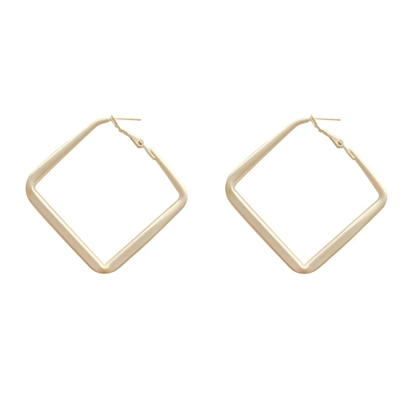Trendy 14K Gold Plated Stainless Steel Square Geometric Large Hoop Earrings For Women, Pic
Trendy 14K Gold Plated Stainless Steel Square Geometric Large Hoop Earrings For Women, Pic