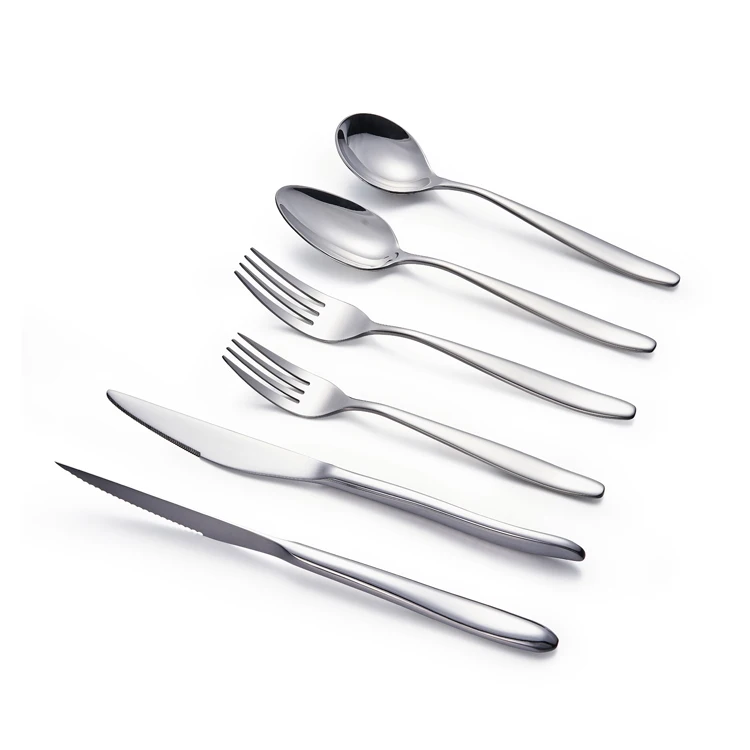 18/10 Stainless Steel Coffee Spoon Fork Knife Cubiertos Restaurant Silverware Hotel Cutlery Set, Silver
18/10 Stainless Steel Coffee Spoon Fork Knife Cubiertos Restaurant Silverware Hotel Cutlery Set, Silver