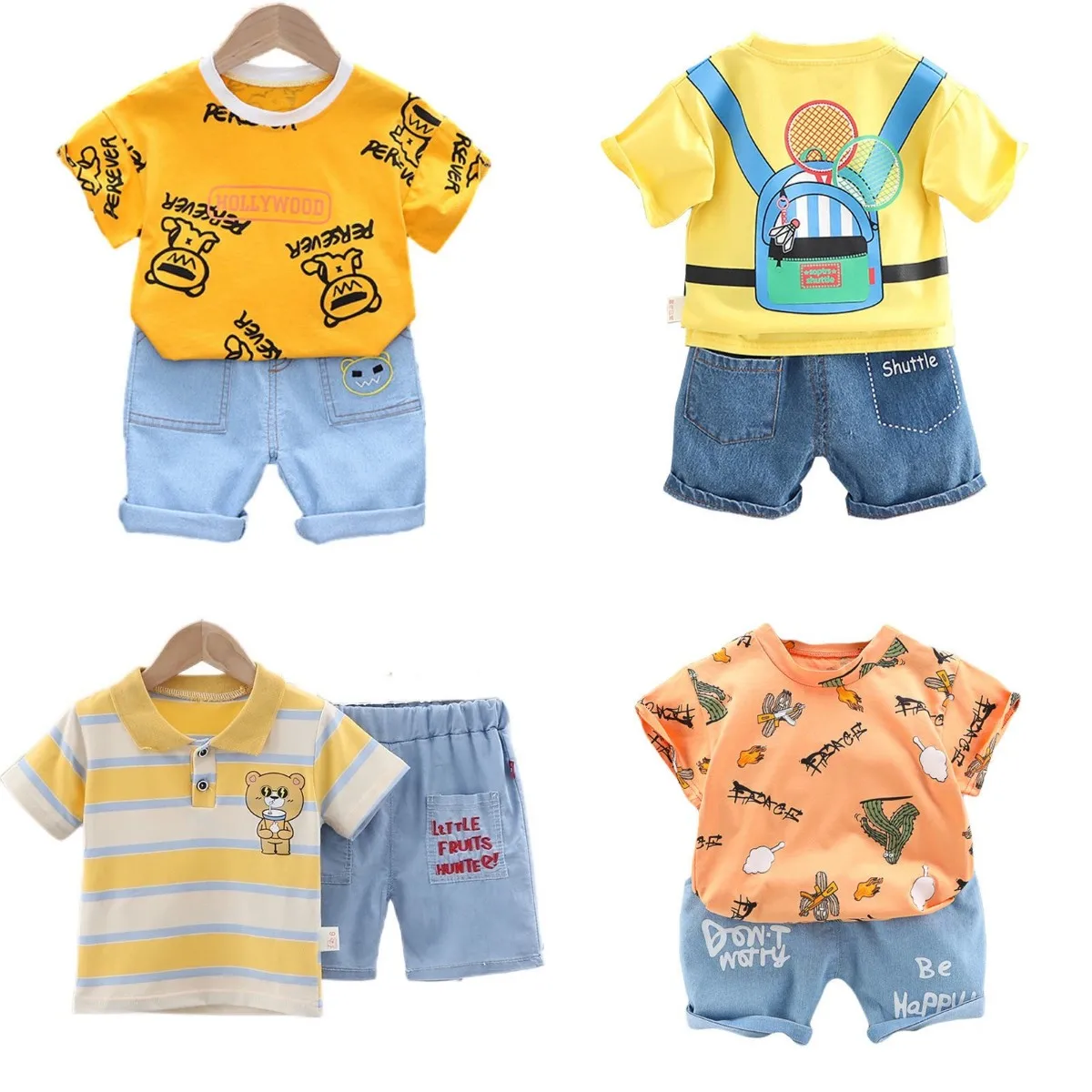 Summer kids T-shirt fashion boys sports suit Short sleeve T-shirt boys shorts suit casual kids suit swimwear
Summer kids T-shirt fashion boys sports suit Short sleeve T-shirt boys shorts suit casual kids suit swimwear