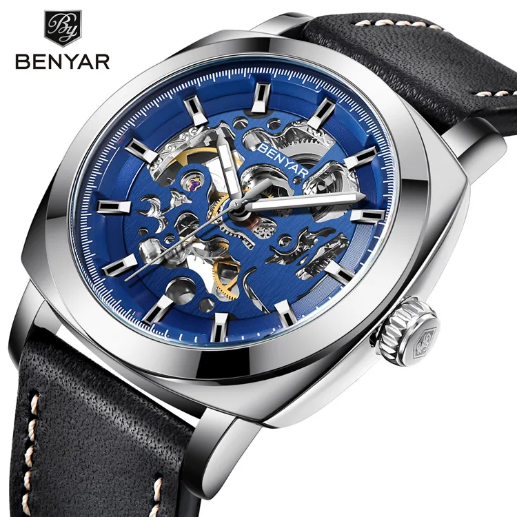 BENYAR BY-5121Men's Automatic Mechanical Watches Top Brand Luxury Business Waterproof Sport Wrist Watches Relogio Masculino
BENYAR BY-5121Men's Automatic Mechanical Watches Top Brand Luxury Business Waterproof Sport Wrist Watches Relogio Masculino