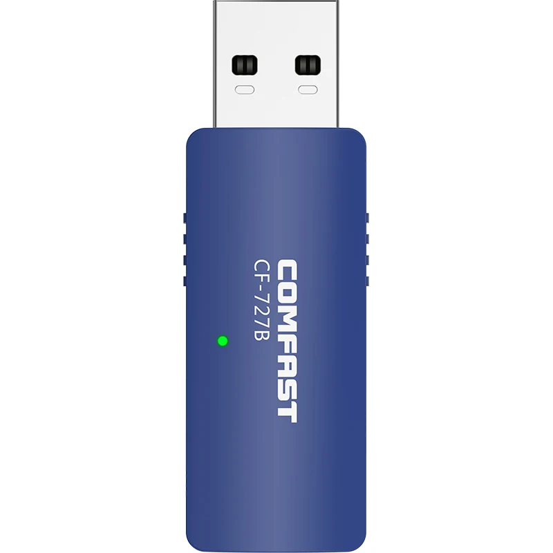 

Comfast CF-727B AC1300 USB BT Adapter 4.2 Wifi Dongle Receiver Transfer Wireless Adapter for PC Computer Laptop