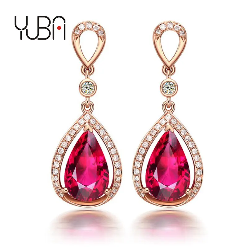Water Drop Luxury 18K RUBY Rose Gold Plated Brass Women's Romantic Pendant Fashione Earring Jewelry, Picture
Water Drop Luxury 18K RUBY Rose Gold Plated Brass Women's Romantic Pendant Fashione Earring Jewelry, Picture
