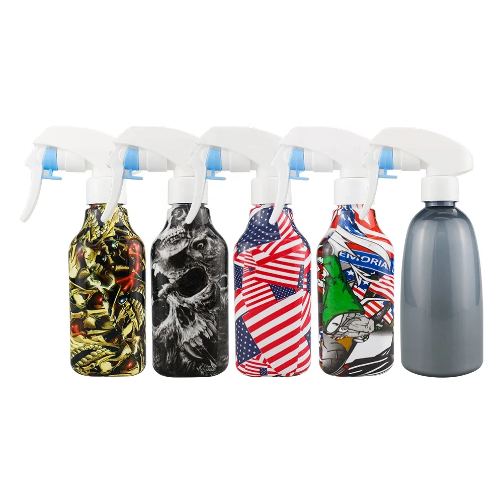 Factory Price Supply Barber Spray Bottle 300 ml New Printing Pattern Style Barber Salon Empty Plastic Water Sprayer Bottles, Us flag,gray ,animation,skull ,gold teeth
Factory Price Supply Barber Spray Bottle 300 ml New Printing Pattern Style Barber Salon Empty Plastic Water Sprayer Bottles, Us flag,gray ,animation,skull ,gold teeth