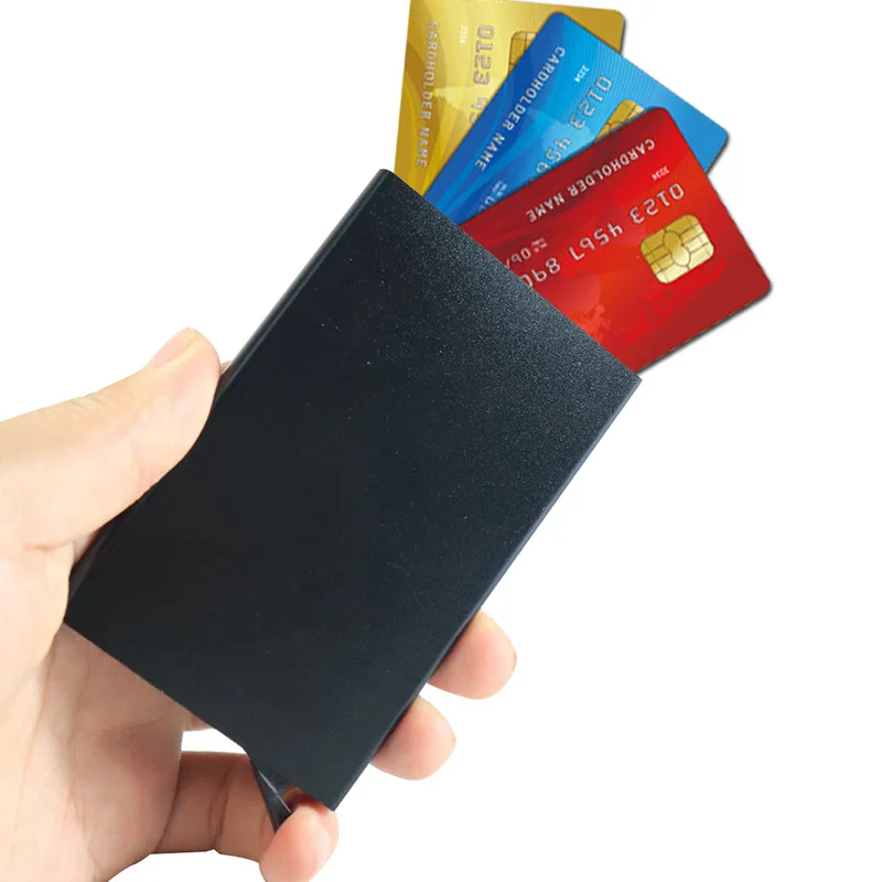 Amazon Wholesale Business Automatic Pop-up OEM Card Holder Wallet Aluminum Alloy Anti-RFID Metal Clip, 5 colors
Amazon Wholesale Business Automatic Pop-up OEM Card Holder Wallet Aluminum Alloy Anti-RFID Metal Clip, 5 colors