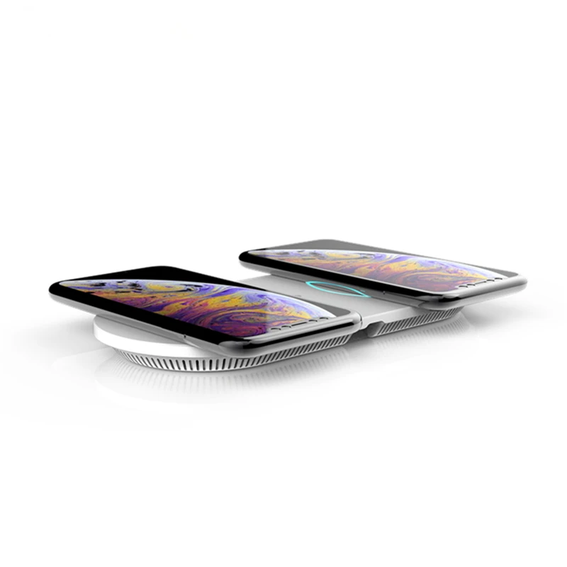 New Design Hot Selling Universal 2 in 1 Dual 15W portable Fast Charging mobile phone Double Charging pad Wireless Charger
New Design Hot Selling Universal 2 in 1 Dual 15W portable Fast Charging mobile phone Double Charging pad Wireless Charger