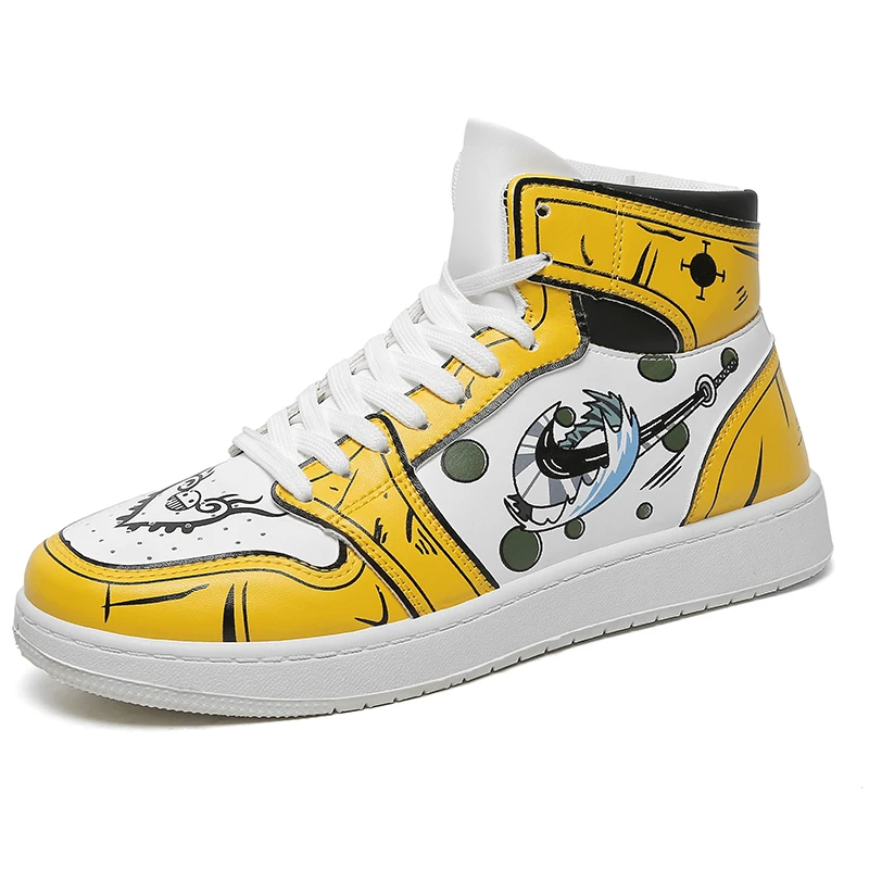 High Top Narut Couple Trendy Shoes Comfortable Anime Men's Sports Sneakers, Red,green,yellow
High Top Narut Couple Trendy Shoes Comfortable Anime Men's Sports Sneakers, Red,green,yellow