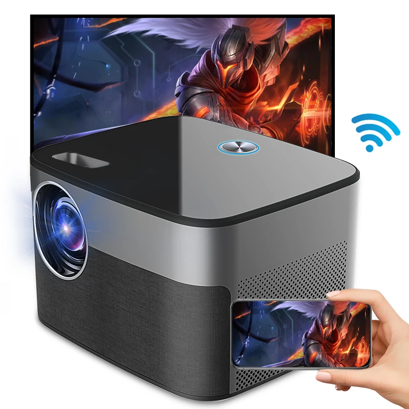 Javoda Mini WiFi Video Projector, 400 Lumen with 200 Inch Projector Screen, Portable LED Projectors Compatible with VGA, TF.
Javoda Mini WiFi Video Projector, 400 Lumen with 200 Inch Projector Screen, Portable LED Projectors Compatible with VGA, TF.