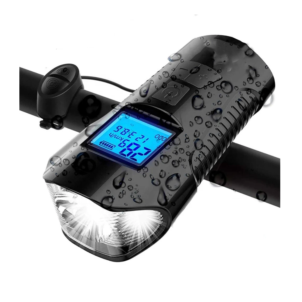 Intelligent speed display, high-lumen rechargeable cycling lights, 4 modes of bicycle front light
Intelligent speed display, high-lumen rechargeable cycling lights, 4 modes of bicycle front light