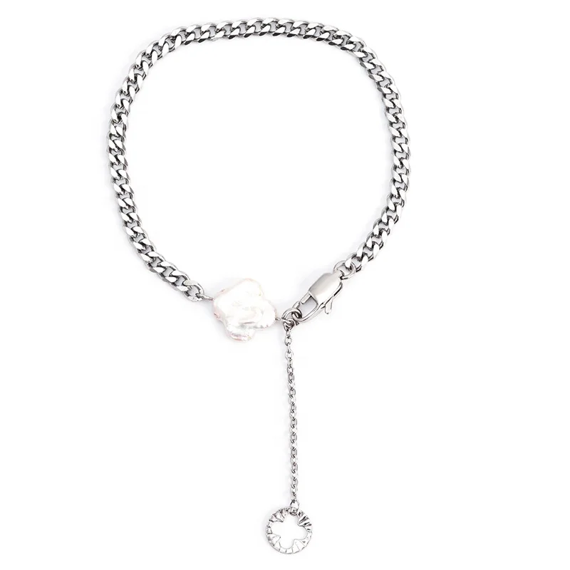 4MM Cuban Chain Stainless Steel Top Quality Natural Shell Charms Bracelets Bangles
4MM Cuban Chain Stainless Steel Top Quality Natural Shell Charms Bracelets Bangles