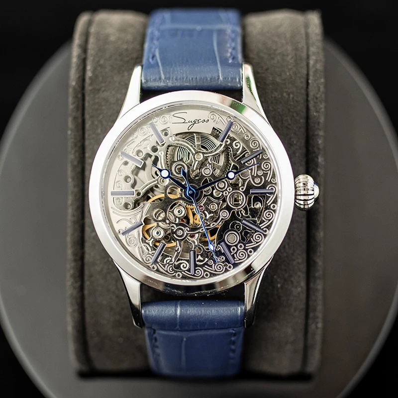 Fashion Ladies Women Skeleton Automatic Mechanical Watch ST16 Movement Luxury Diamond Leather Strap Wristwatch
Fashion Ladies Women Skeleton Automatic Mechanical Watch ST16 Movement Luxury Diamond Leather Strap Wristwatch