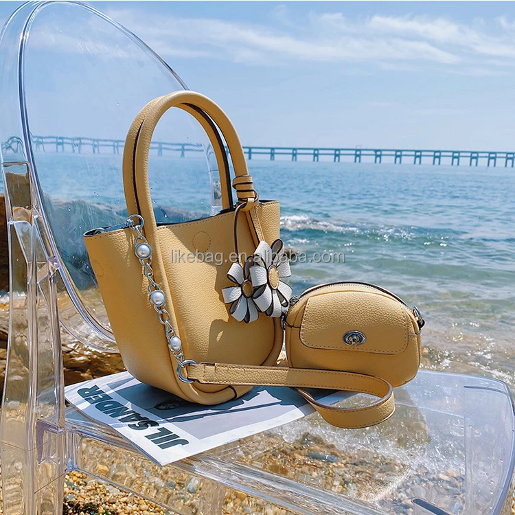 LIKEBAG New fashion ladies handbag open bucket bag pu leather 2 in 1 messenger shoulder bag with flower rope strap
LIKEBAG New fashion ladies handbag open bucket bag pu leather 2 in 1 messenger shoulder bag with flower rope strap