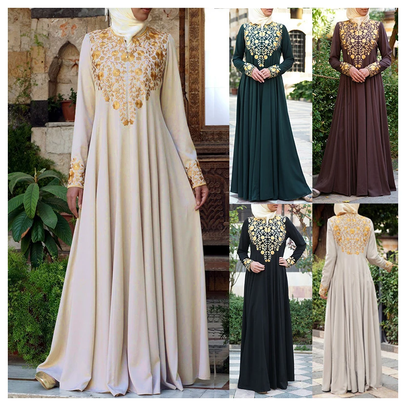 Plus Size Dubai Fashion Women Muslim Elegant Long-sleeve Casual Dress Islamic Ladies Abaya Cardigan
Plus Size Dubai Fashion Women Muslim Elegant Long-sleeve Casual Dress Islamic Ladies Abaya Cardigan
