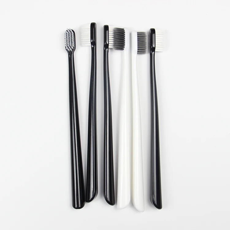 Non-slip design plastic handle easy grip and binchotan hair adults charcoal toothbrush, Black, white
Non-slip design plastic handle easy grip and binchotan hair adults charcoal toothbrush, Black, white