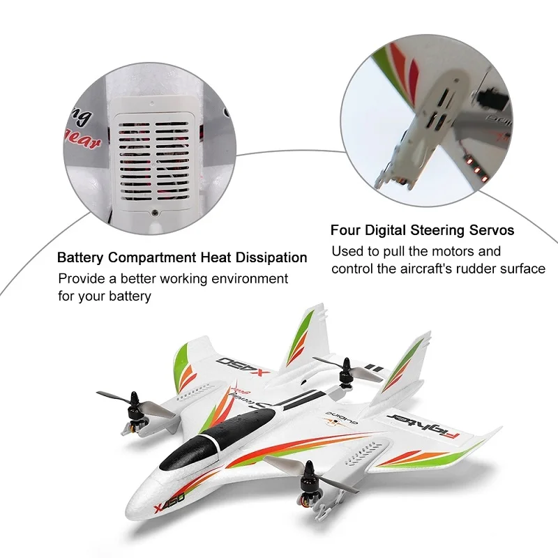 Xk X450 2.4G 3D/6G Rc Blade Helicopter 6Ch Brushless Motor Rc Airplane Rc Airplane Manufacturers China(9)