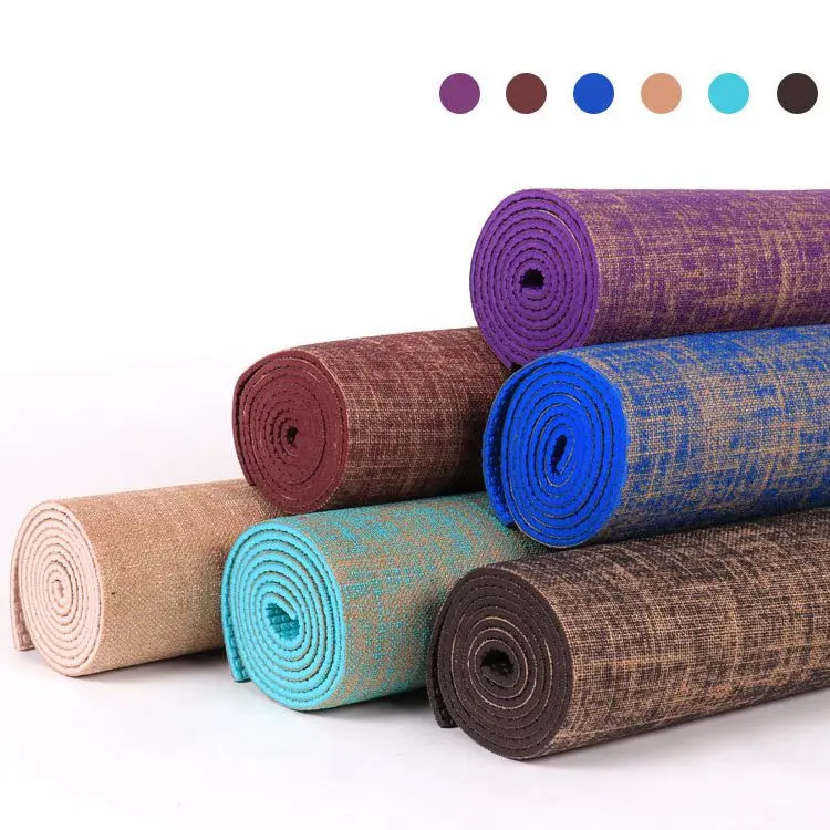Hot selling new design european popular Leisure Fashion Multi Purpose inexpensive hemp yoga mat, 6 color
Hot selling new design european popular Leisure Fashion Multi Purpose inexpensive hemp yoga mat, 6 color