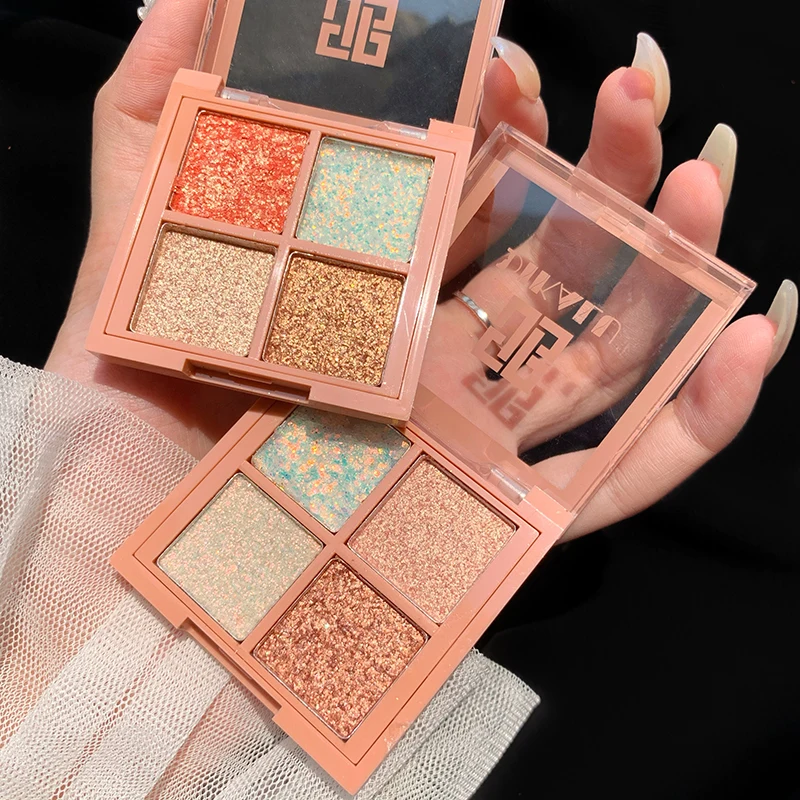 4 Colors Glitter Eyeshadow Pallet Matte Eye Shadow Palette Shine Diamond Eyeshadow Powder Pigment Cosmetics
4 Colors Glitter Eyeshadow Pallet Matte Eye Shadow Palette Shine Diamond Eyeshadow Powder Pigment Cosmetics