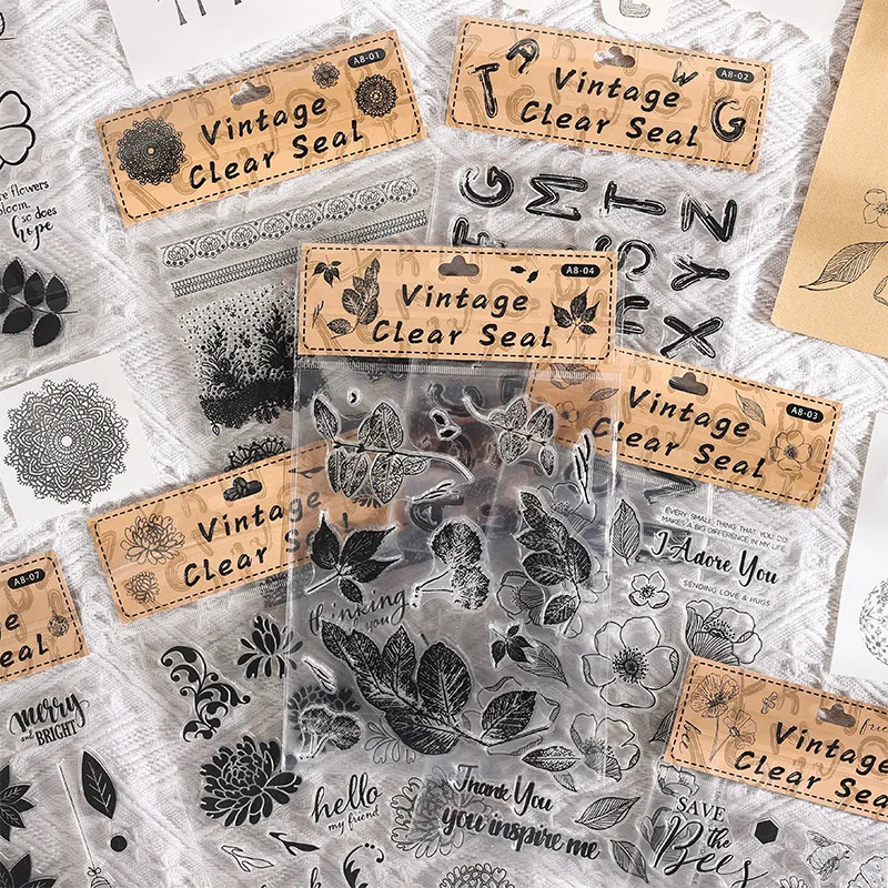 Flower Series Silicone Transparent Stamp Children's Hand Account Seal Vintage Plant Flowers Journal Decorative Source Material
Flower Series Silicone Transparent Stamp Children's Hand Account Seal Vintage Plant Flowers Journal Decorative Source Material
