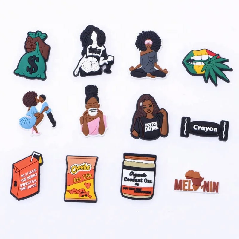 PVC designer charms Custom designer metal bling for designer sandals charms and bracelet gifts for kids Amazon hot sales, Customized color
PVC designer charms Custom designer metal bling for designer sandals charms and bracelet gifts for kids Amazon hot sales, Customized color