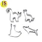 Animal Cookie Cutter Set 8 Pcs Biscuit Cutter Stainless Steel Mould For DIY Cake Dough Decoration