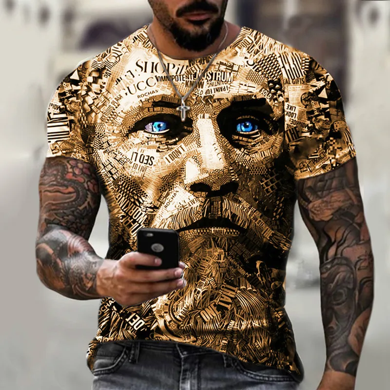 Casual 3D Print Men's And Women's T-Shirt Fashion Round Neck Short Sleeve Streetwear Trendy Men Clothing Tops Tee Plus Size 6XL, Can be customized
Casual 3D Print Men's And Women's T-Shirt Fashion Round Neck Short Sleeve Streetwear Trendy Men Clothing Tops Tee Plus Size 6XL, Can be customized