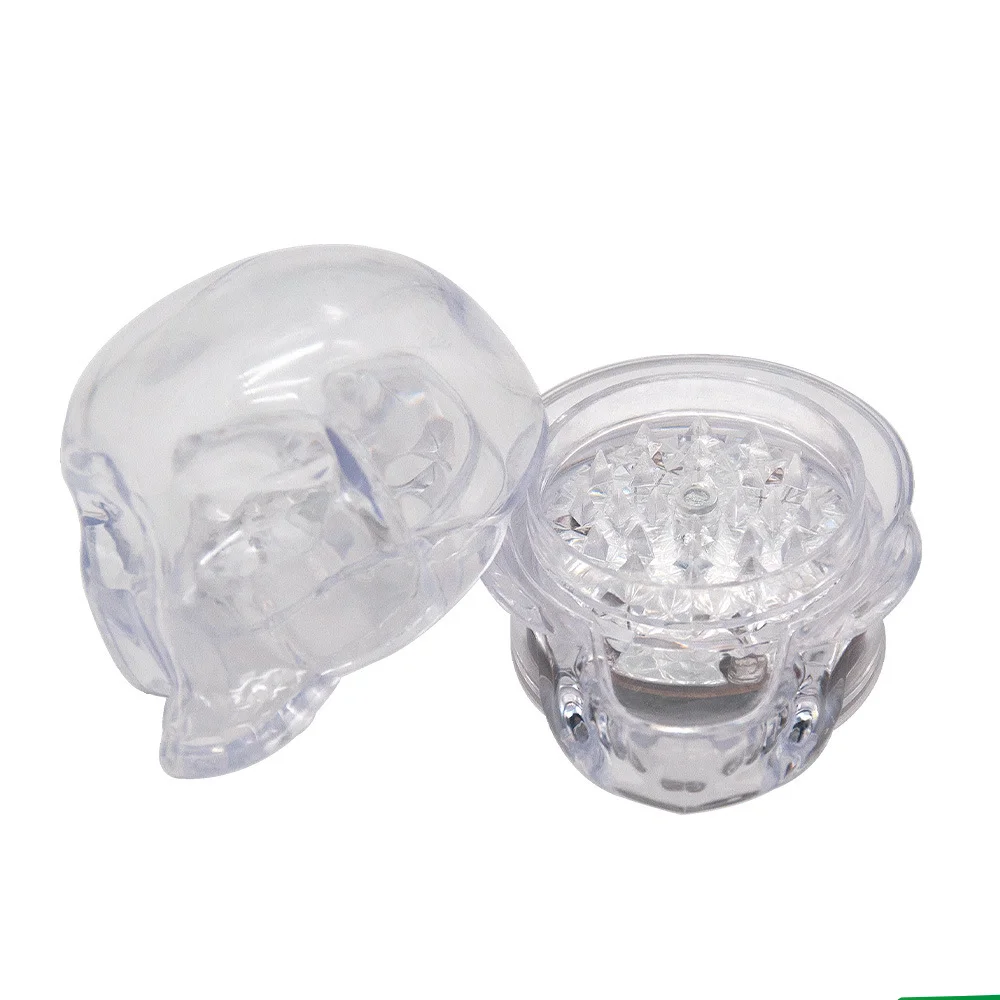 New double-layer transparent smoke grinder Acrylic luminous discoloration Ghost skull herb grinder
New double-layer transparent smoke grinder Acrylic luminous discoloration Ghost skull herb grinder