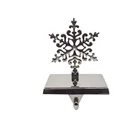 Christmas zinc alloy Snowflake for home decorations stocking holder