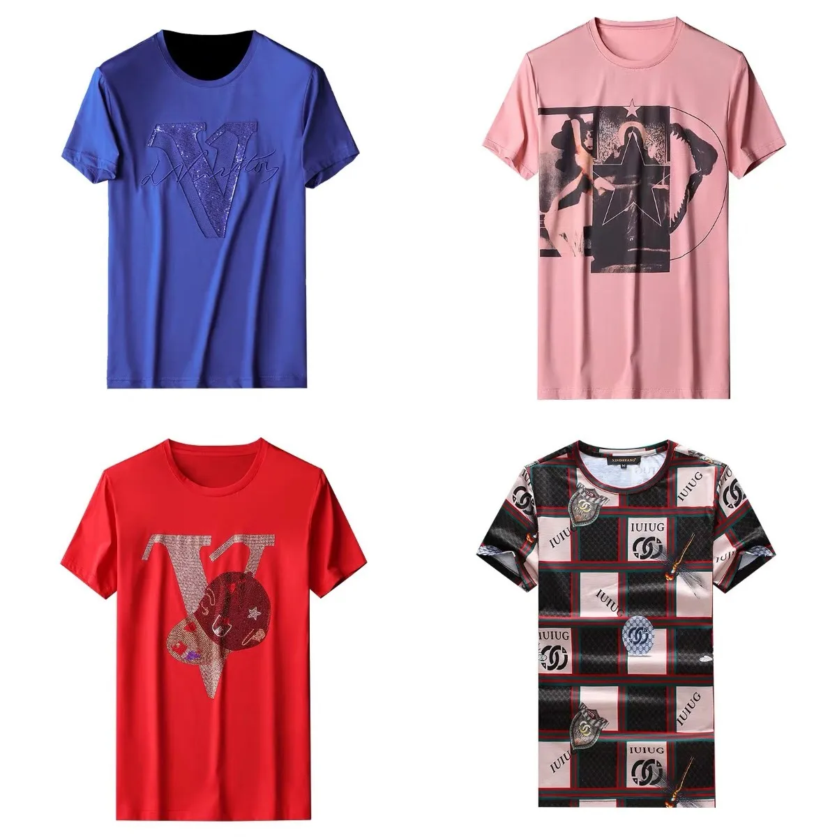 2020 New short-sleeve large-size T-shirts European and American men's round collar creative men's T-shirts factory wholesale
2020 New short-sleeve large-size T-shirts European and American men's round collar creative men's T-shirts factory wholesale