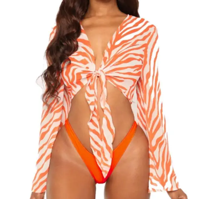 Wholesale Leopard Printing Long Sleeve Swimwear Sexy Women 3 Piece Bikini, White,pink,yellow,black,red, green or customized colors
Wholesale Leopard Printing Long Sleeve Swimwear Sexy Women 3 Piece Bikini, White,pink,yellow,black,red, green or customized colors