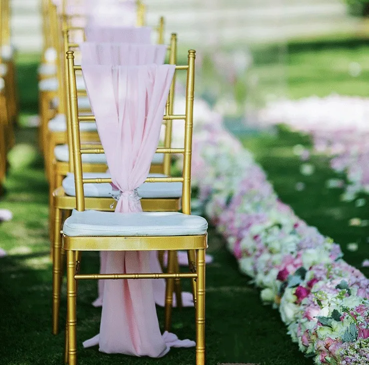 Hot Sale Hotel Banquet Gold Tiffany Chiavari Chair For Outdoor Wedding