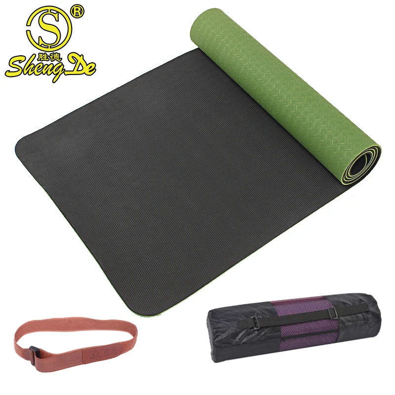 Custom 2 tone color double layer tpe gym mattress,yoga mat, Customized pink, purple, green and gray
Custom 2 tone color double layer tpe gym mattress,yoga mat, Customized pink, purple, green and gray