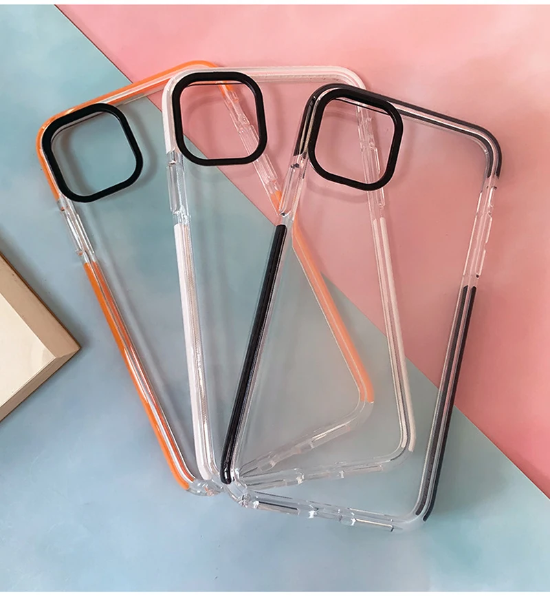 Hot Selling For iPhone 11 12 13 Double Colors Soft TPU Phone Case For Samsung S22 Ultra Shockproof Phone case, Transparent and colorful transparent
Hot Selling For iPhone 11 12 13 Double Colors Soft TPU Phone Case For Samsung S22 Ultra Shockproof Phone case, Transparent and colorful transparent