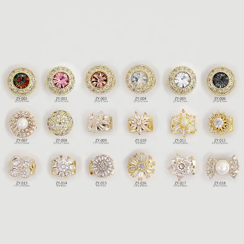 Paso Sico Popular New Year Spin Rotating Nail Art Design Zircon Luxury Nail Charms for 3D DIY Design
Paso Sico Popular New Year Spin Rotating Nail Art Design Zircon Luxury Nail Charms for 3D DIY Design