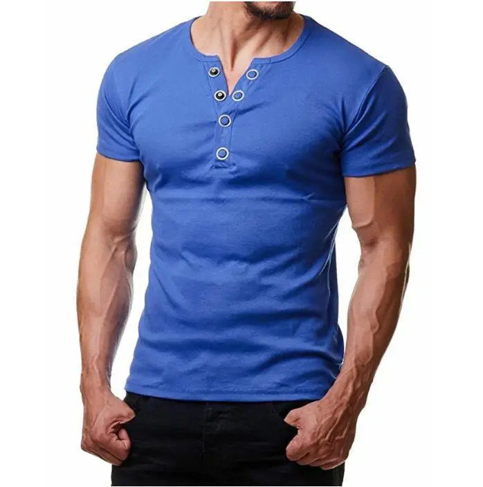 Summer Men's T-Shirt Slim Casual Simple Short Sleeve V Neck T Shirts Men
Summer Men's T-Shirt Slim Casual Simple Short Sleeve V Neck T Shirts Men