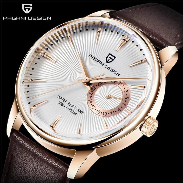 2021 New PAGANI DESIGN Men Watches High-end Luxury Quartz Watch Men Leather 100M Waterproof Military Watch Men Relojes Hombre
2021 New PAGANI DESIGN Men Watches High-end Luxury Quartz Watch Men Leather 100M Waterproof Military Watch Men Relojes Hombre