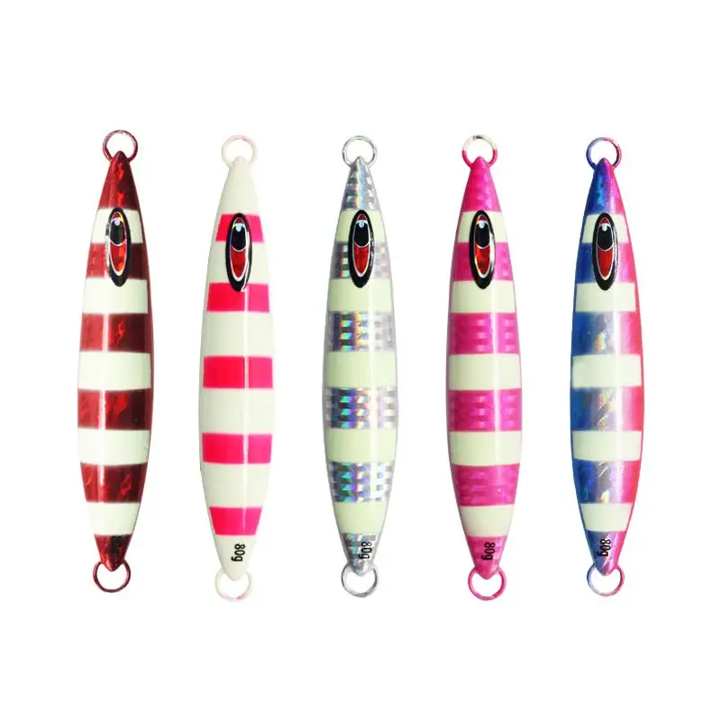JOHNCOO 60G 80G 100G Jigging Lure Lead Jig Mental Luminous Lure Fishing, 6 colors as the picture jigging lure
JOHNCOO 60G 80G 100G Jigging Lure Lead Jig Mental Luminous Lure Fishing, 6 colors as the picture jigging lure