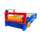 Metal corrugated roof tile sheet making roll forming machine