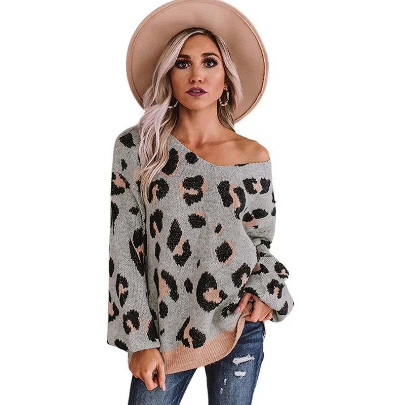 Women Sweater Hot Sale Women Loose Sexy V Neck Leopard Print Puff Sleeve Sweater, Accept v neck sweater women
Women Sweater Hot Sale Women Loose Sexy V Neck Leopard Print Puff Sleeve Sweater, Accept v neck sweater women