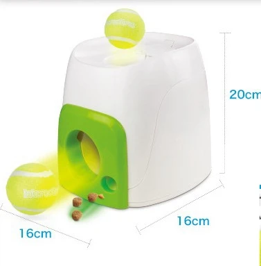 Low price smart pet dog toy tennis food reward machine Intelligent feeder launching ball for dog
Low price smart pet dog toy tennis food reward machine Intelligent feeder launching ball for dog