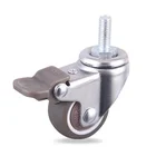 1 inch mini castor wheel heavy duty rotatable small caster wheels