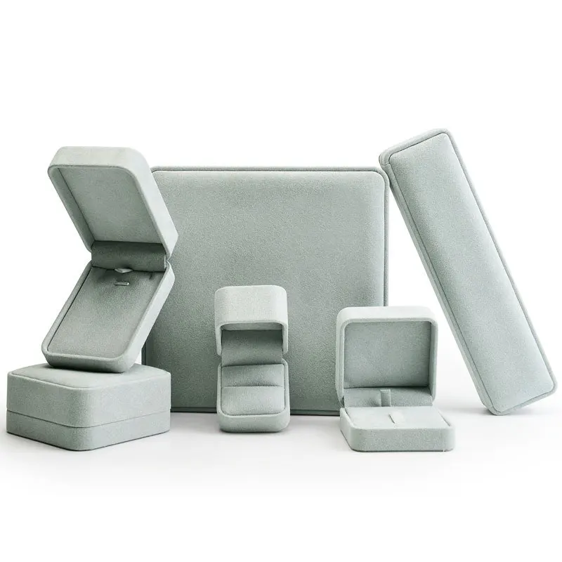 Yttria Jewelry Packaging Box flocking velvet jewelry box set for ring earring necklace, Gray
Yttria Jewelry Packaging Box flocking velvet jewelry box set for ring earring necklace, Gray