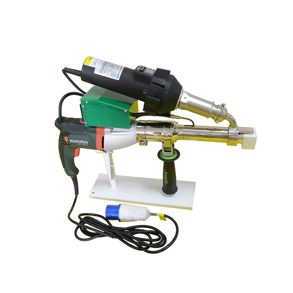 Portable HDPE Sheet Plastic Welding Hand Extruder Hot Air Gun Extrusion Welder