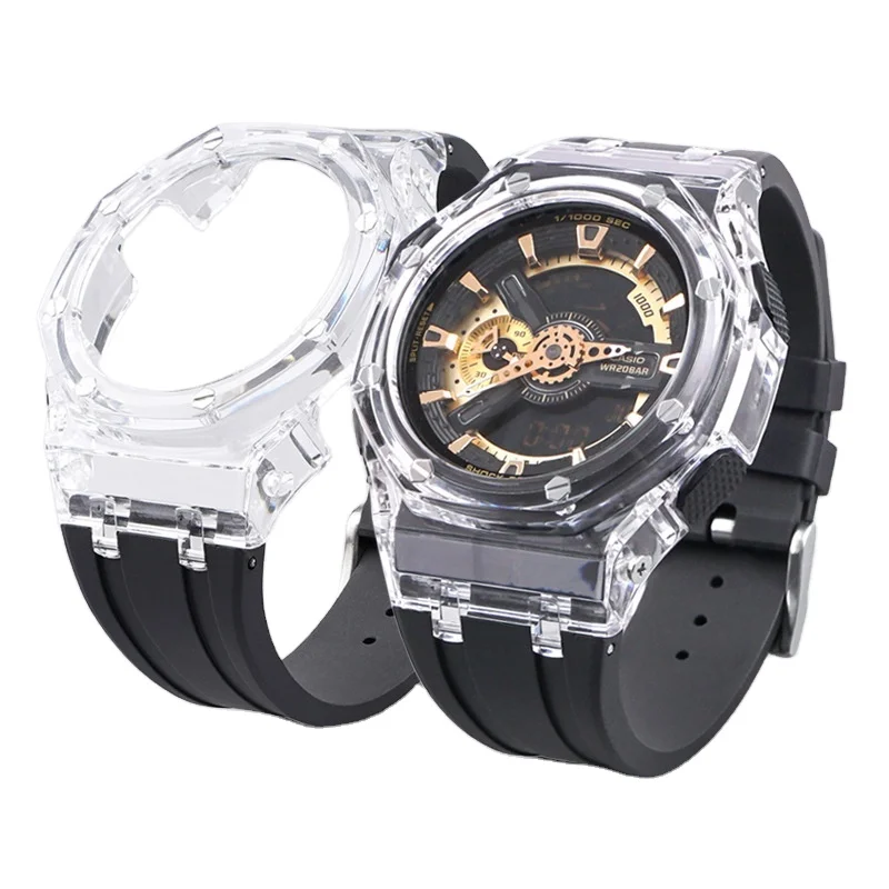 High quality rubber strap watch case for gshock GA-110 GLS-100 GD-120 durable anti-drip protective shield water proof bracelets, Any combination of colors
High quality rubber strap watch case for gshock GA-110 GLS-100 GD-120 durable anti-drip protective shield water proof bracelets, Any combination of colors