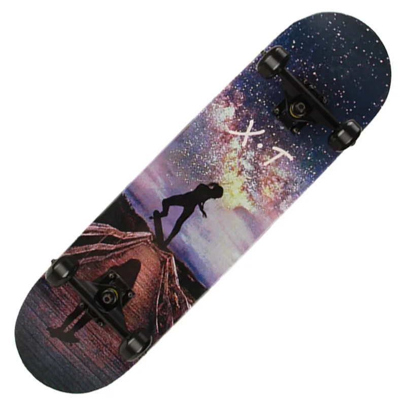 Foerstine pattern Patineta Canadian maple complete Totale 4 wheels skate skateboard
Foerstine pattern Patineta Canadian maple complete Totale 4 wheels skate skateboard