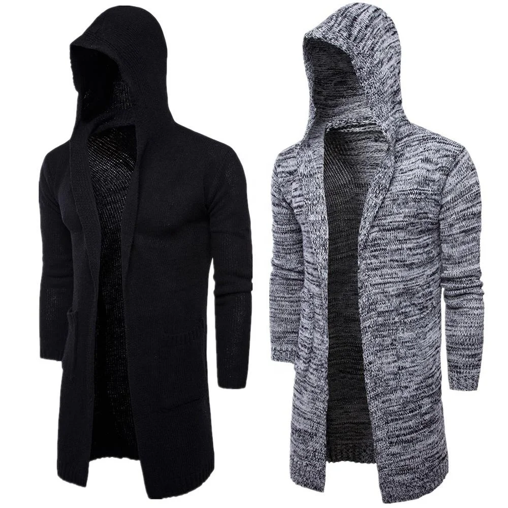 2020 Fashion Knitted Fabric Long Coat Hood Wear Casual Cardigan Slim Men Hooded Sweater
2020 Fashion Knitted Fabric Long Coat Hood Wear Casual Cardigan Slim Men Hooded Sweater