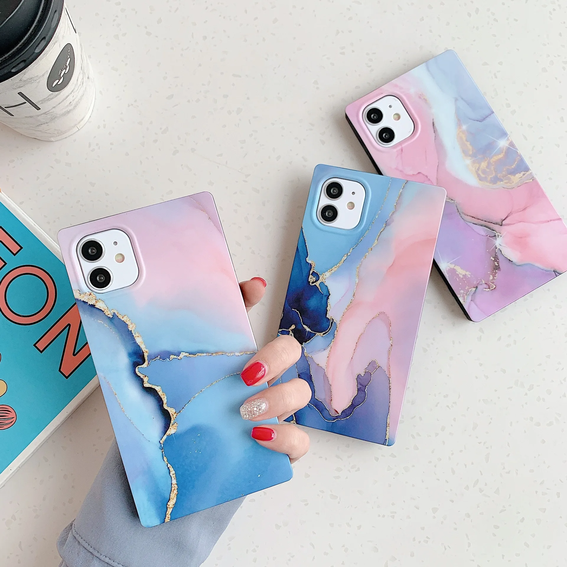 IMD luxury square For IPhone 11 12 13 max pro case luxury For iphone 13 pro max chrome plating marble cell phone case
IMD luxury square For IPhone 11 12 13 max pro case luxury For iphone 13 pro max chrome plating marble cell phone case