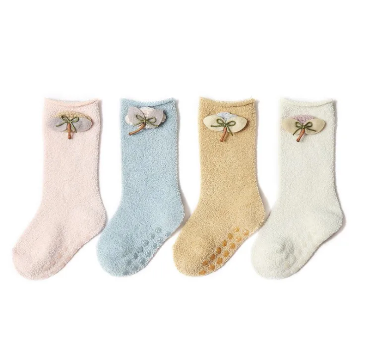 LCH Children Socks Wholesale Autumn Winter Half Fleece High Tube Warm Soft Non-slip Cute Kids Toddler Baby Socks With Bow
LCH Children Socks Wholesale Autumn Winter Half Fleece High Tube Warm Soft Non-slip Cute Kids Toddler Baby Socks With Bow