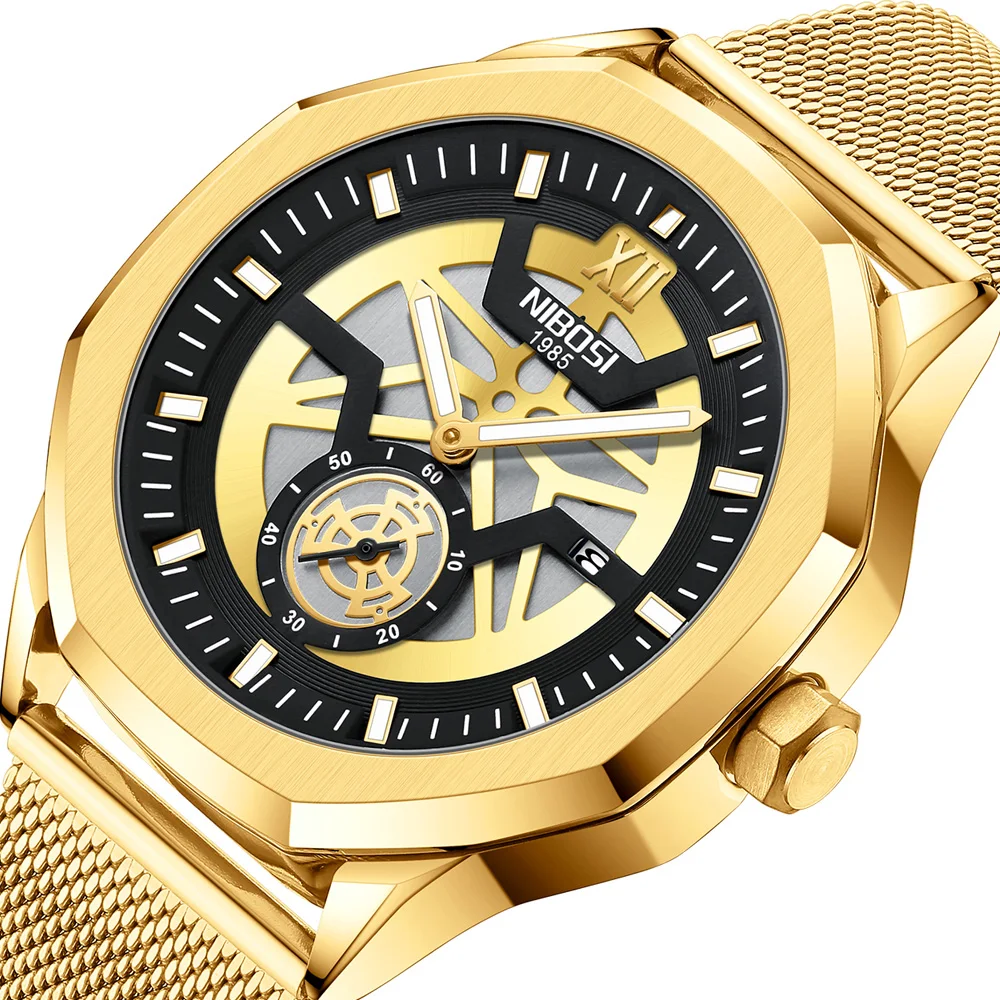 NIBOSI Fashion Luxury Men Watches Top Brand Luxury Quartz Wristwatch Sport Waterproof Male Clock relogio Custom logo watch
NIBOSI Fashion Luxury Men Watches Top Brand Luxury Quartz Wristwatch Sport Waterproof Male Clock relogio Custom logo watch