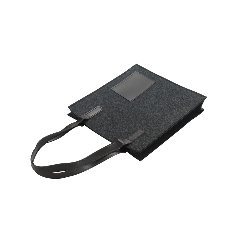 Wholesale leather felt handbag felt shopping bag polyester handbag environmentally friendly recycling material
Wholesale leather felt handbag felt shopping bag polyester handbag environmentally friendly recycling material
